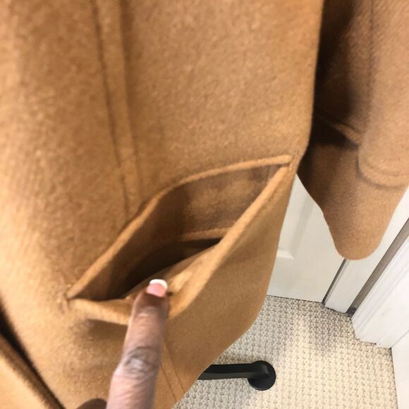 Monroe & Main tan button front pea coat size x large - Picture 6 of 14